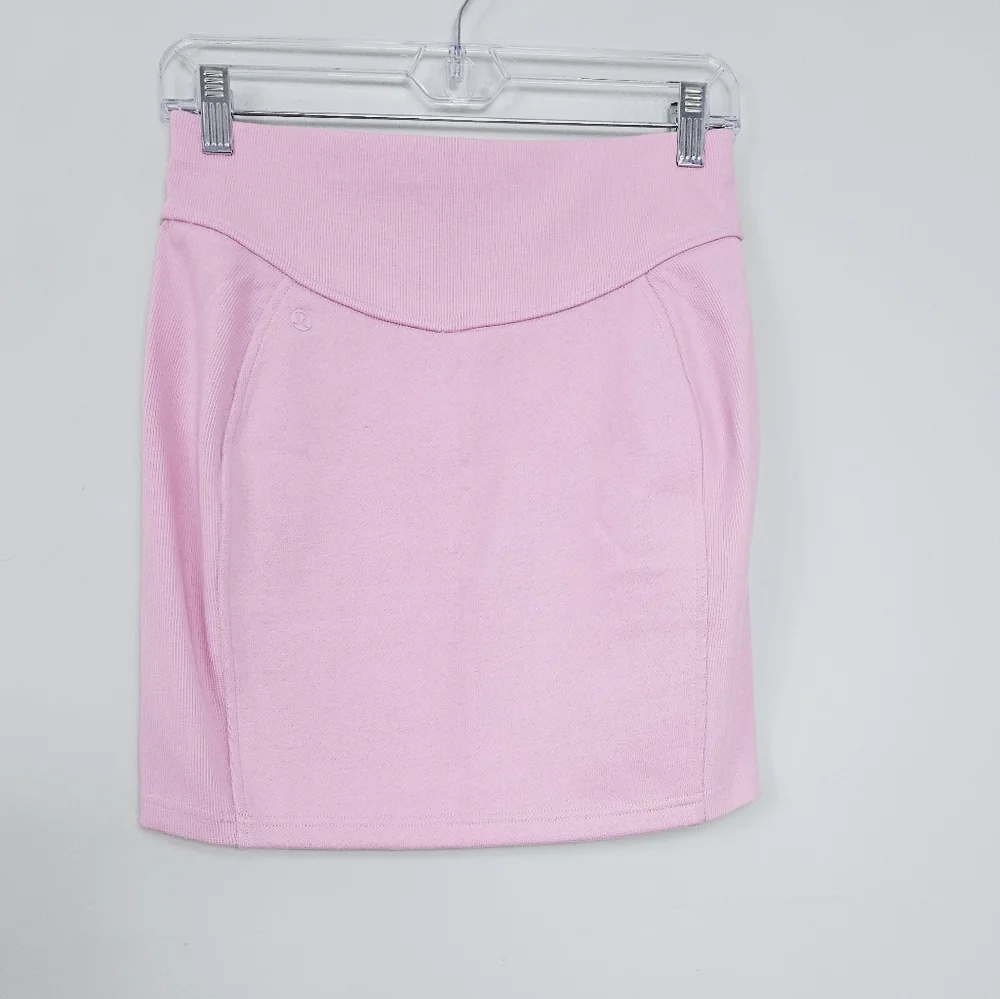 New Lululemon Scuba High Rise Mini Skirt | Vita Pink | S - Picture 6 of 7